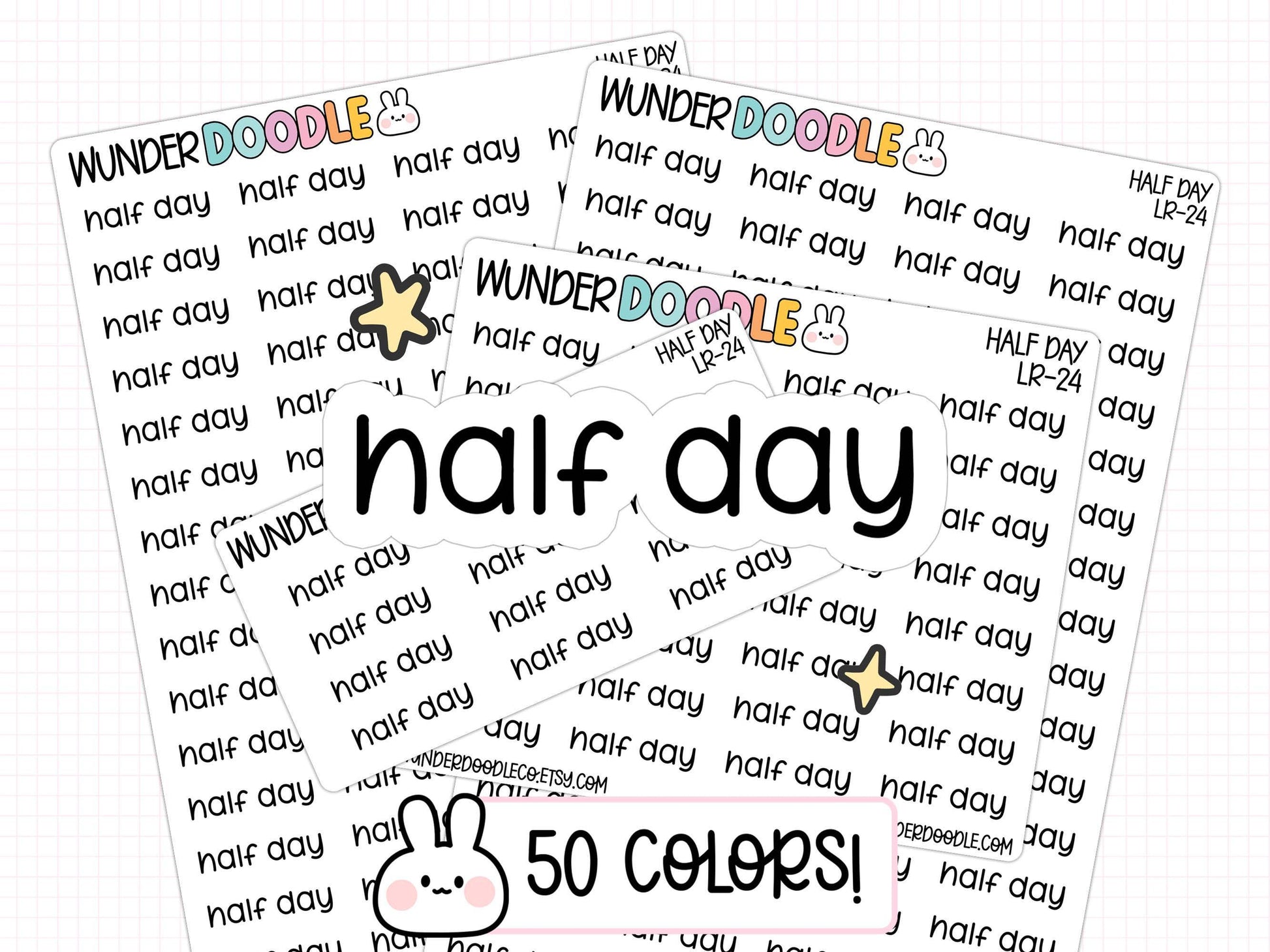 half day planner stickers, work stickers, school planner stickers, early dismissal stickers, school stickers, PTO stickers