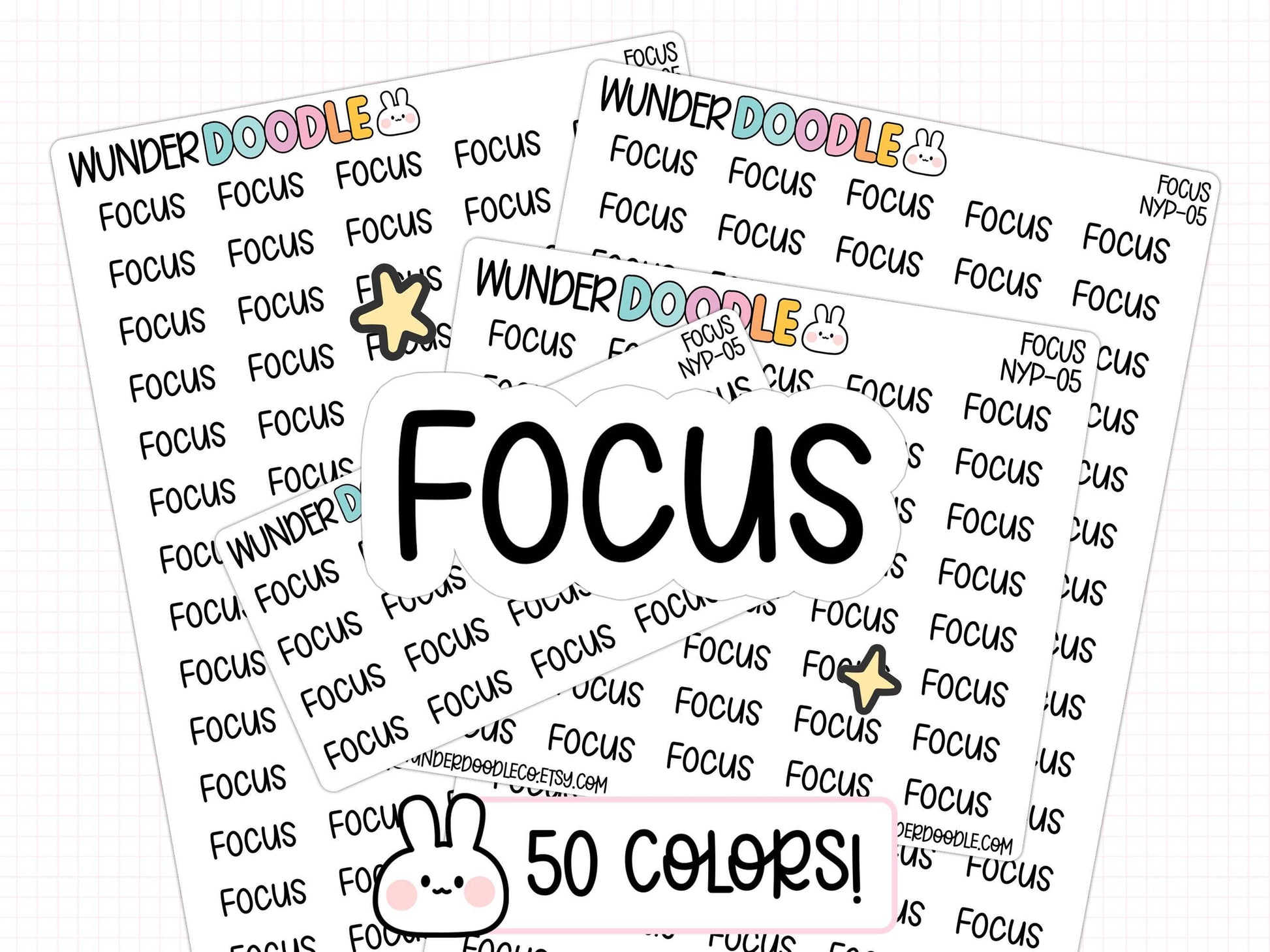 focus planner stickers, focus stickers, functional stickers, goal planning, to do stickers