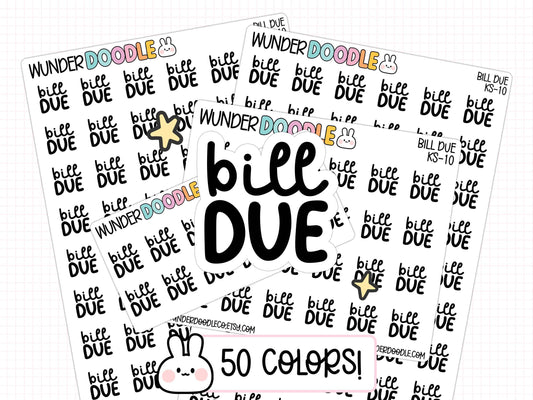 bill due planner stickers, bill stickers, budget planner, expense tracker, bill planner, planner stickers