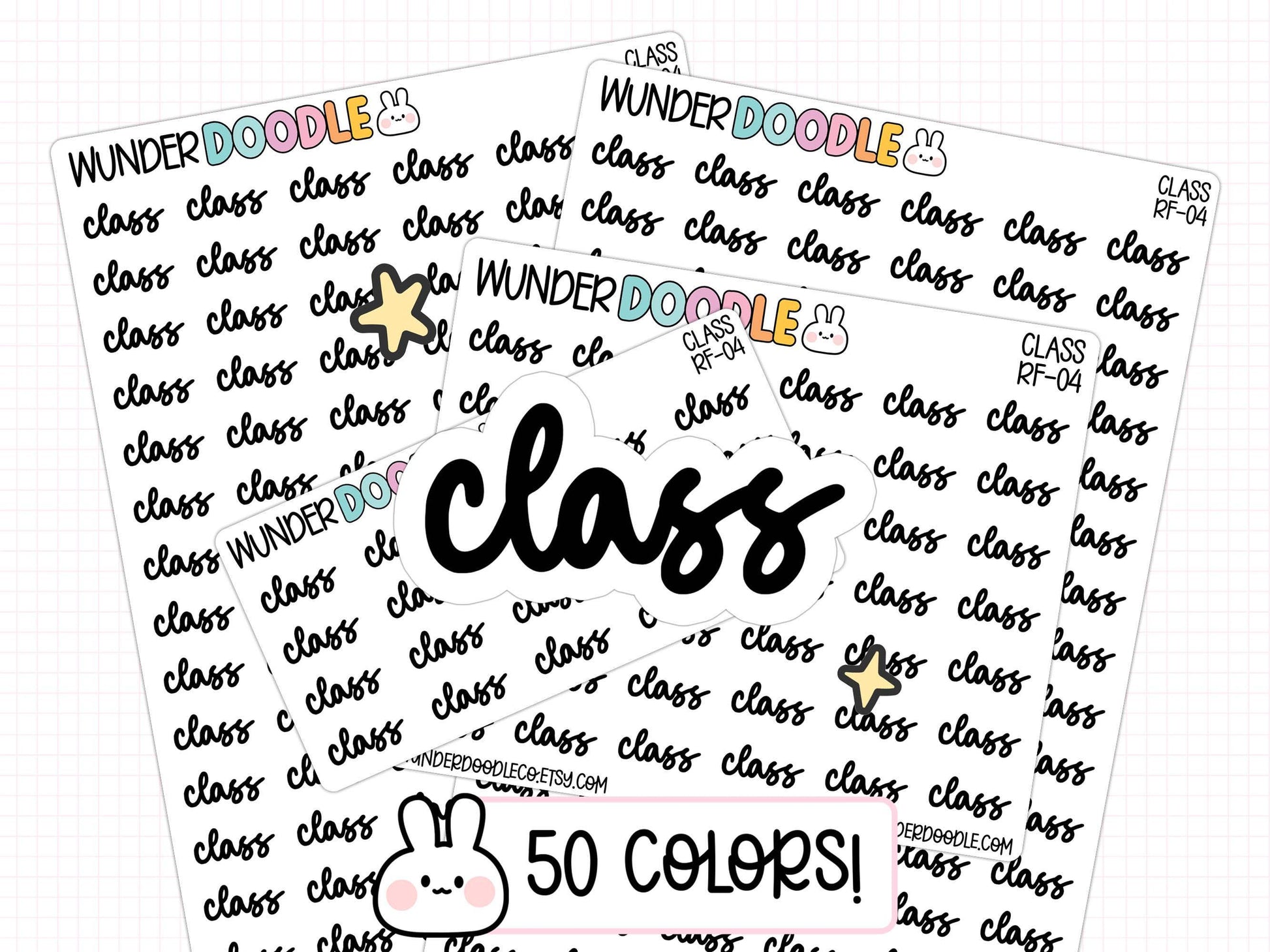 class planner stickers, class stickers, sticker sheet, functional stickers, student planner