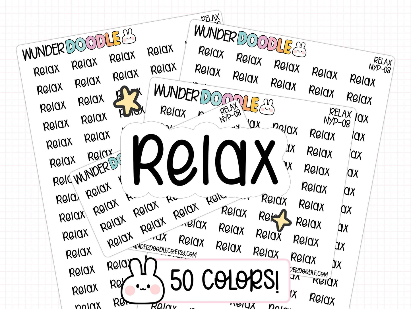 relax planner stickers, relax stickers, rest stickers, weekend stickers, functional stickers