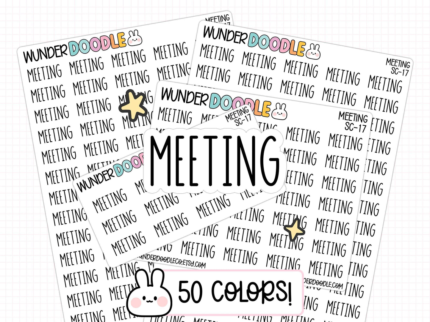 meeting planner stickers, work stickers, work planner stickers, meeting stickers, functional planner stickers