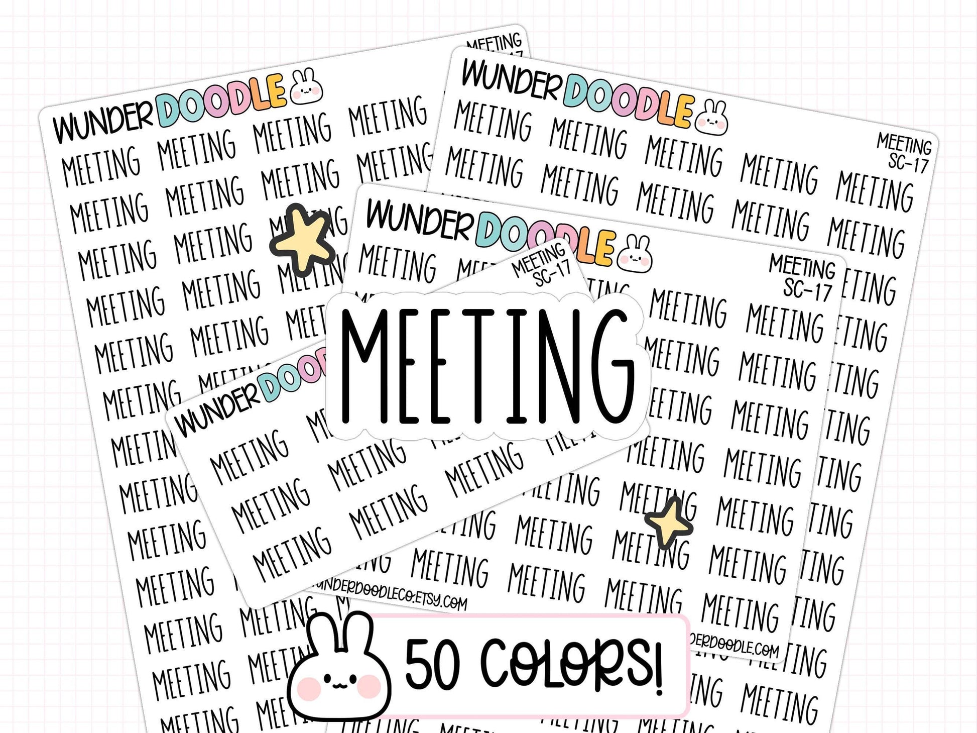 meeting planner stickers, work stickers, work planner stickers, meeting stickers, functional planner stickers