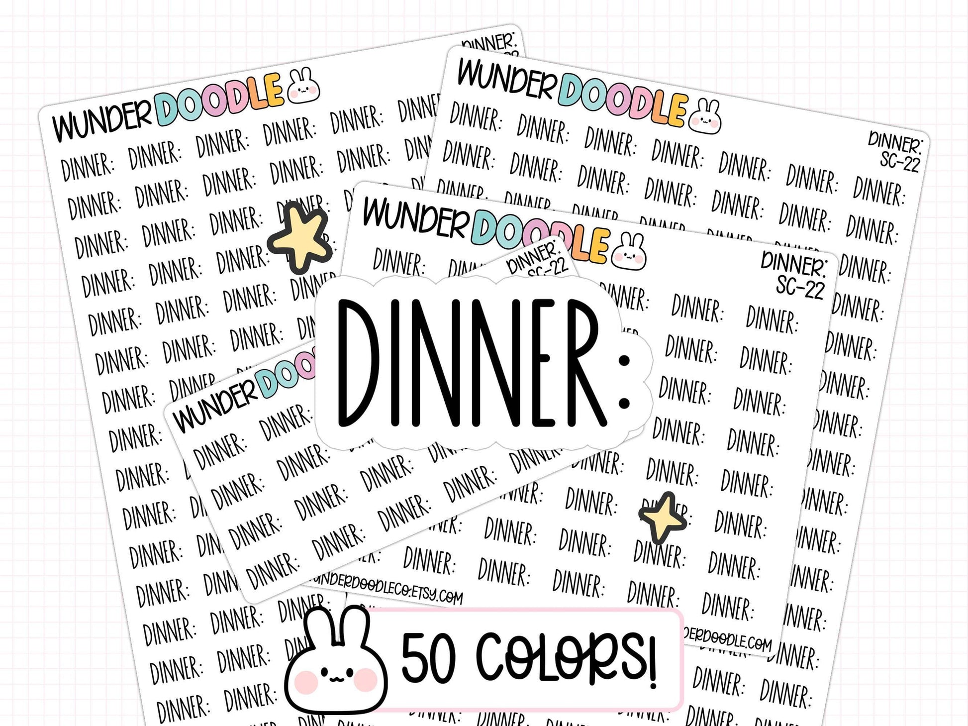 dinner planner stickers, dinner stickers, meal tracker stickers, food log stickers, meal tracking stickers