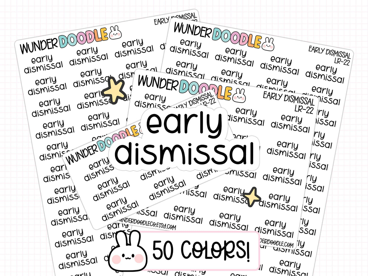 early dismissal stickers, planner stickers, school planner stickers, academic planner stickers