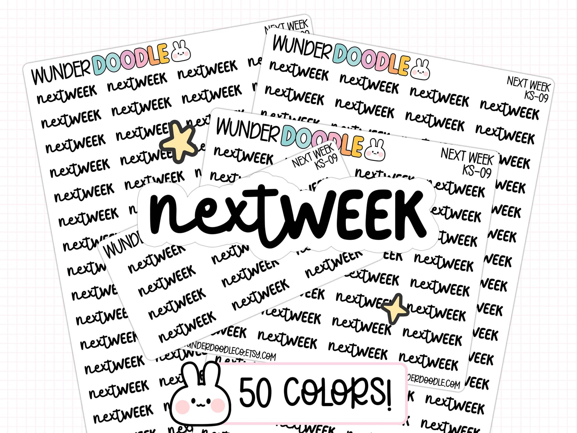next week planner stickers, next week stickers, weekly planner stickers, functional stickers, planning stickers