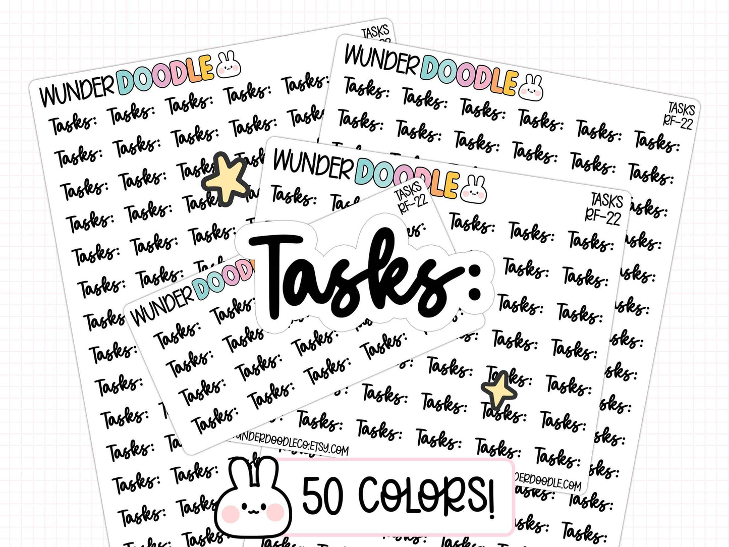 Tasks stickers, task planner, planner stickers, sticker sheet, to do stickers, to do planner
