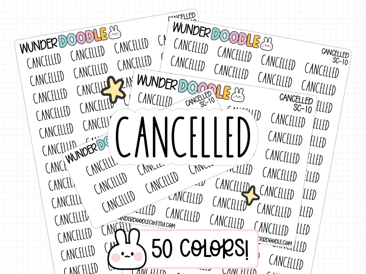 cancelled stickers, cancelled planner stickers, cancelled plans stickers, event stickers, functional stickers
