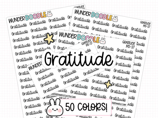 gratitude stickers, gratitude planner stickers, gratitude journal, journal stickers, diary stickers
