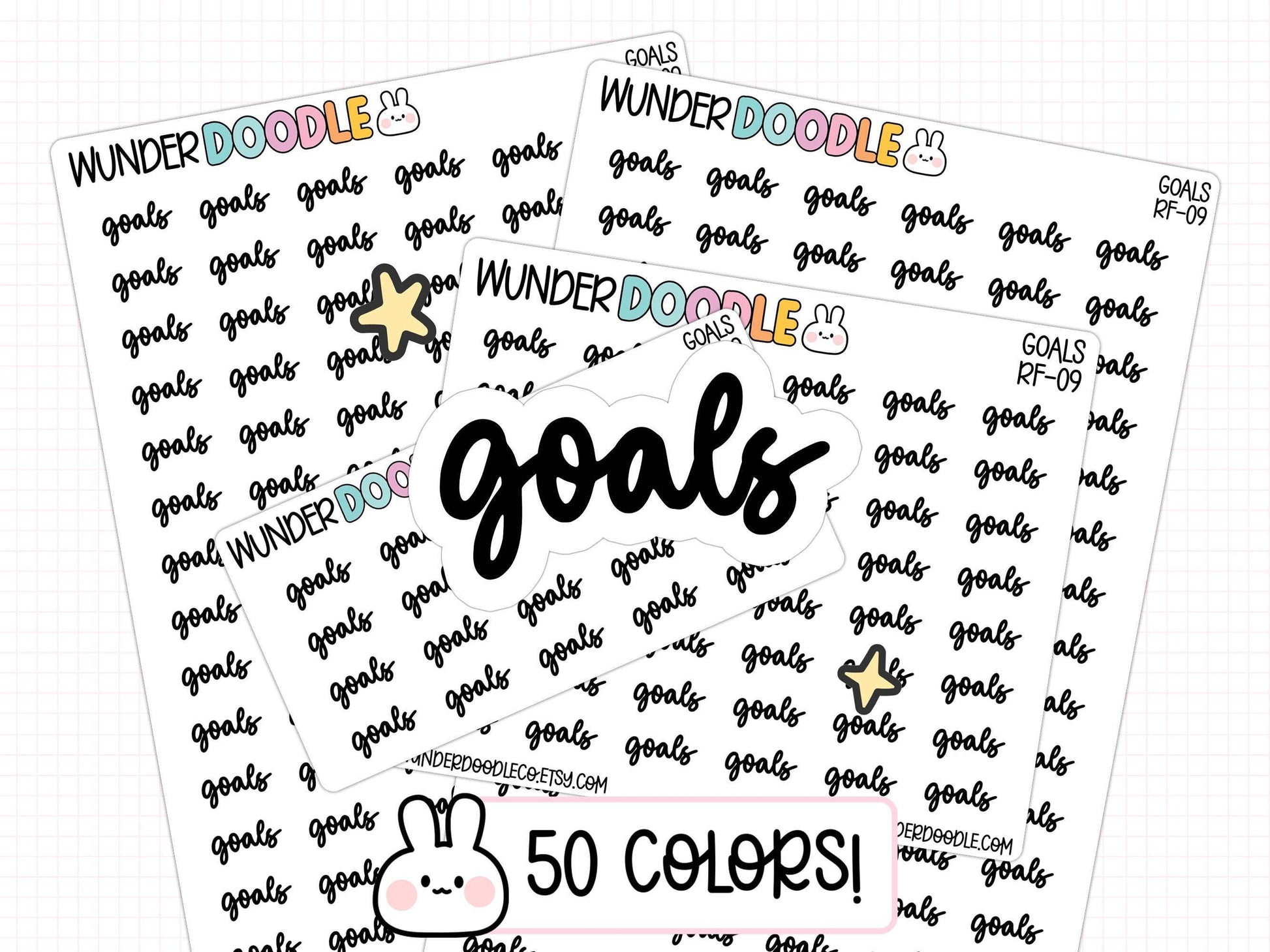 goals planner stickers, goal setting stickers, goal planner stickers