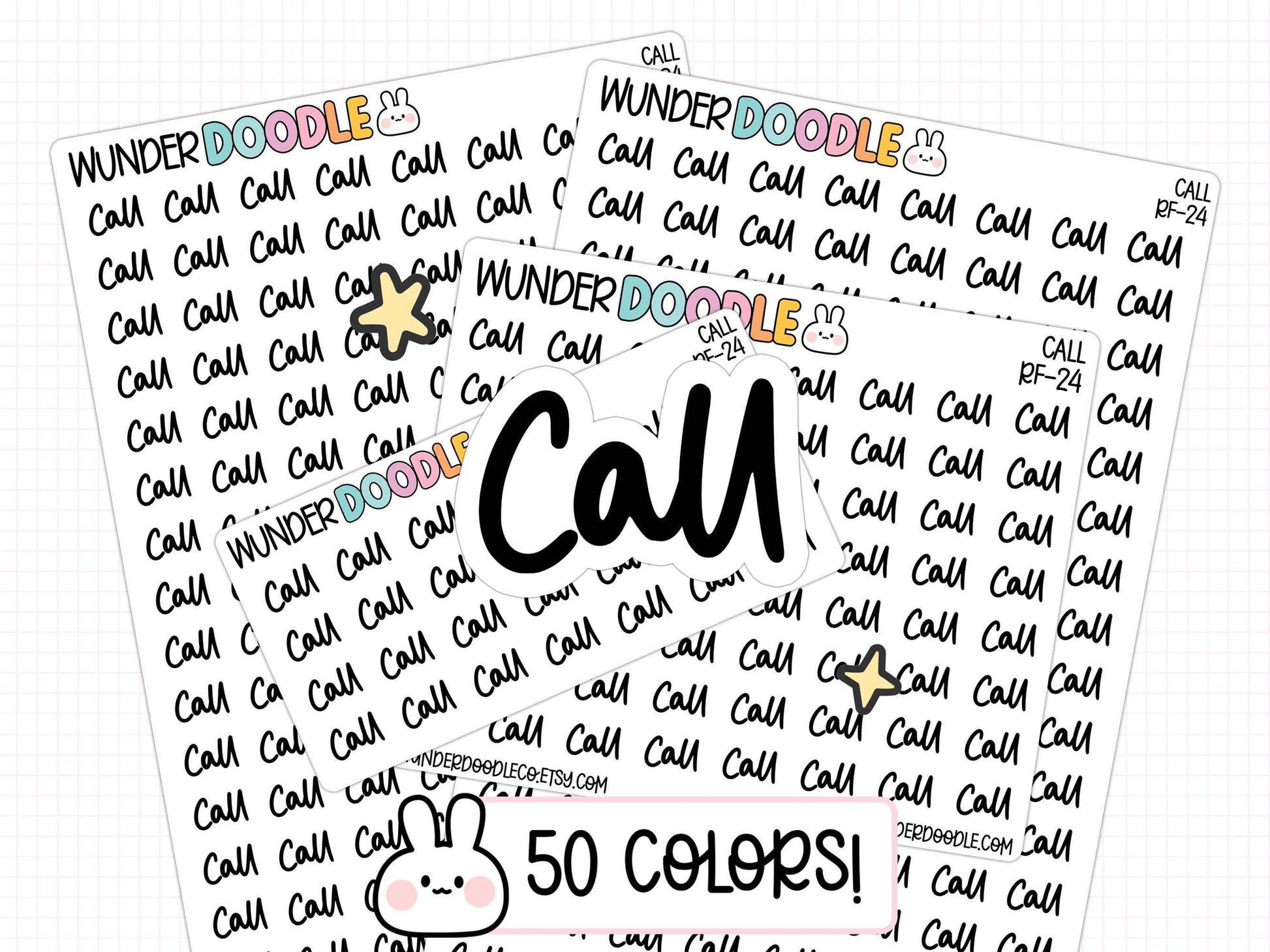 Call stickers, need to call stickers, phone call stickers, planner stickers, script stickers, text stickers, sticker sheet