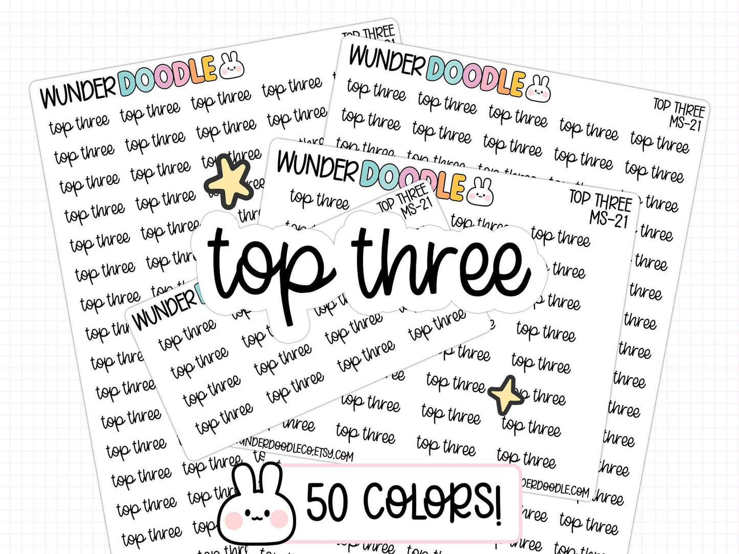 top three planner stickers, priorities stickers, functional planner stickers