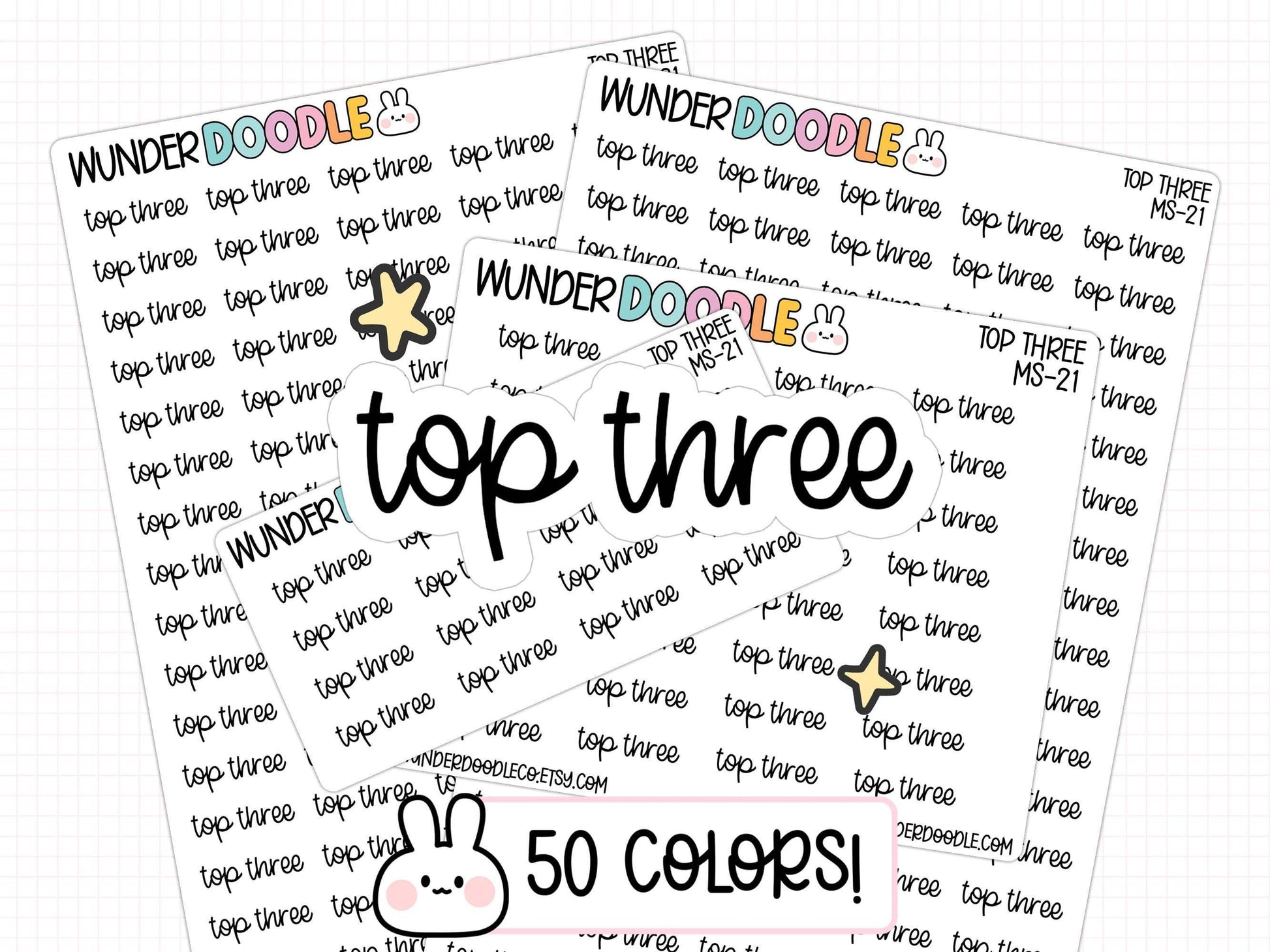 top three planner stickers, priorities stickers, functional planner stickers