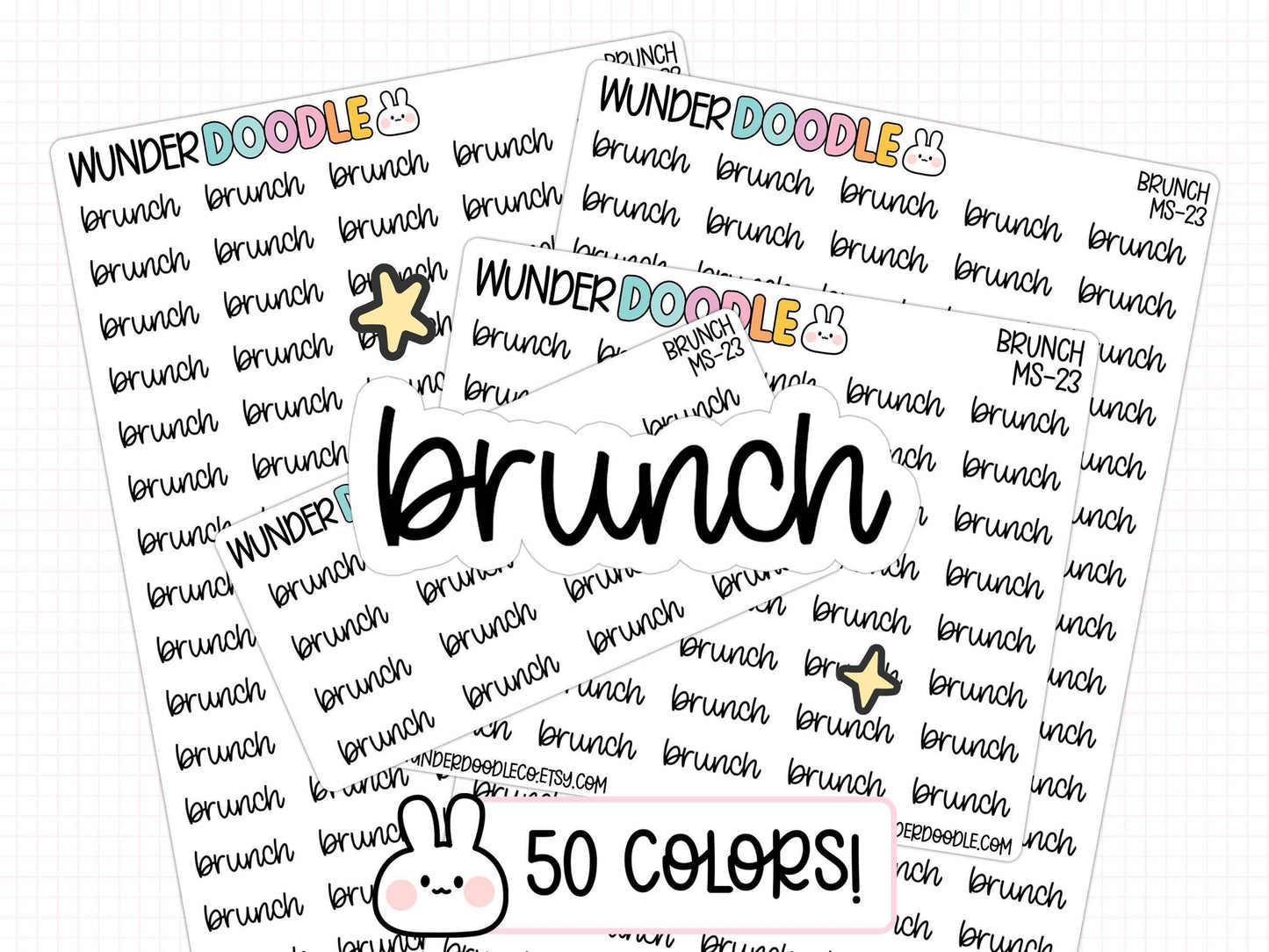 brunch planner stickers, brunch stickers, weekend planner stickers, functional stickers