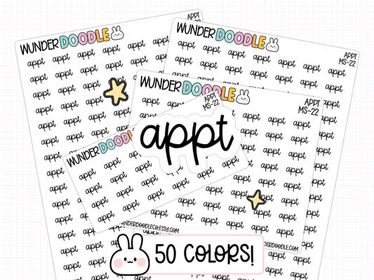 appt planner stickers, appointment stickers, appointment reminders, functional stickers, functional planner stickers