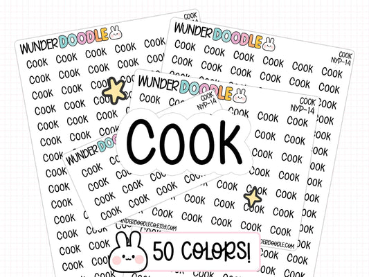 cook planner stickers, cooking stickers, meal prep stickers, meal plan stickers