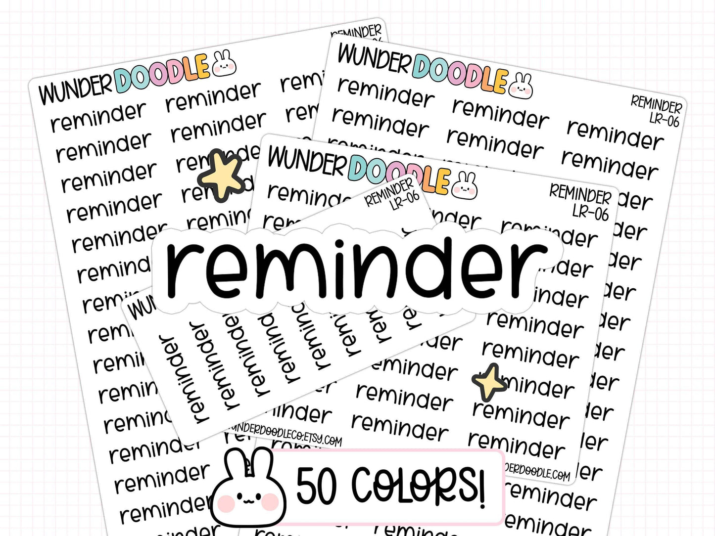 reminder planner stickers, reminder stickers, functional stickers