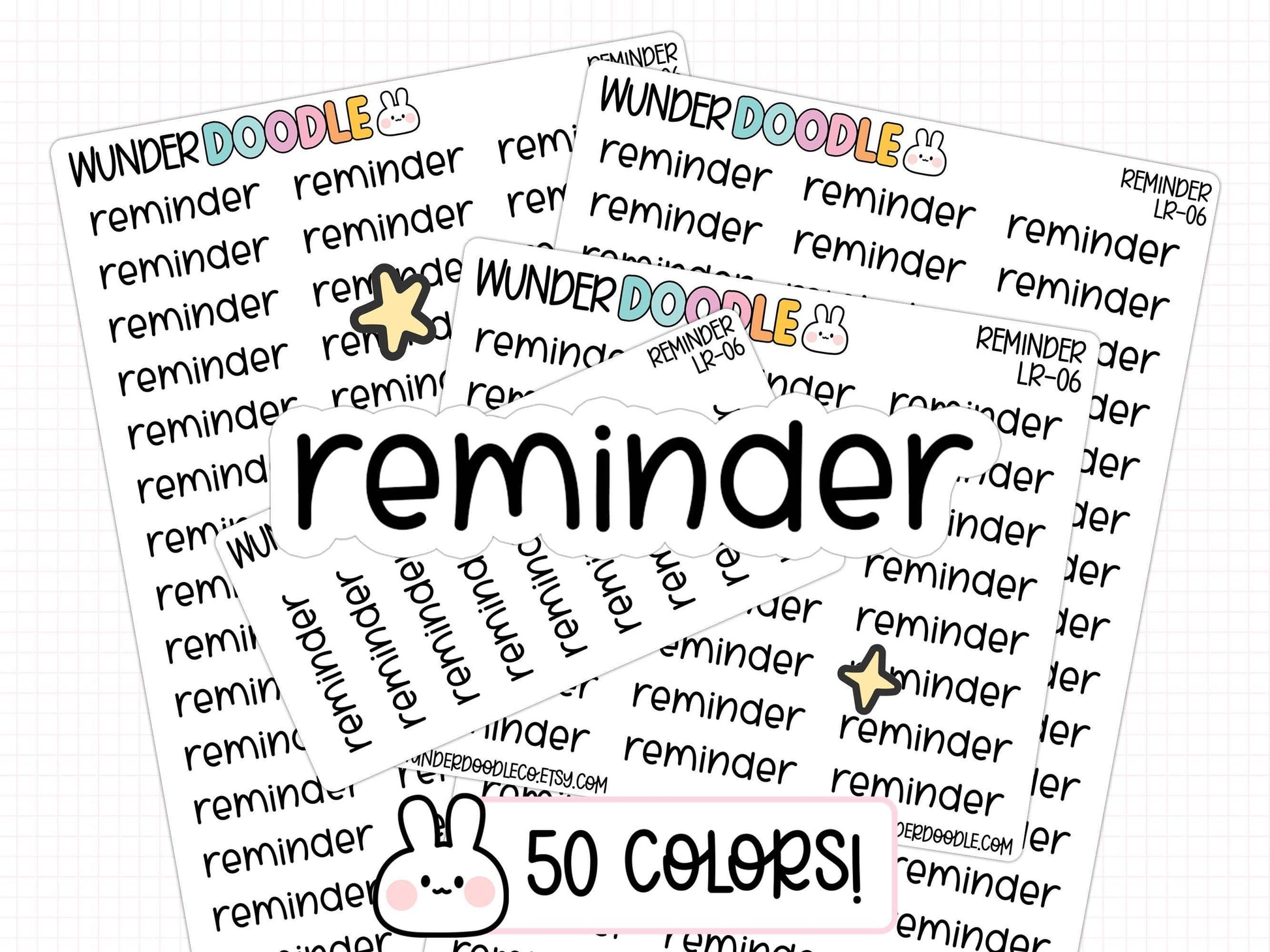 reminder planner stickers, reminder stickers, functional stickers