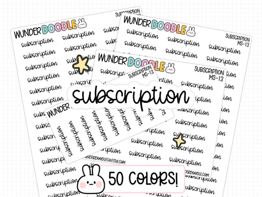 subscription planner stickers, bill due stickers, bill tracker stickers, functional stickers, bill payment stickers