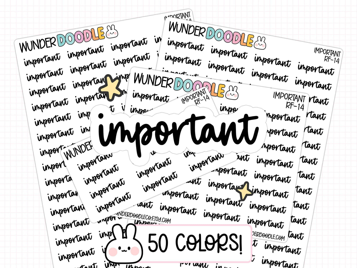 important planner stickers, important stickers, priority stickers, reminder stickers, sticker sheets