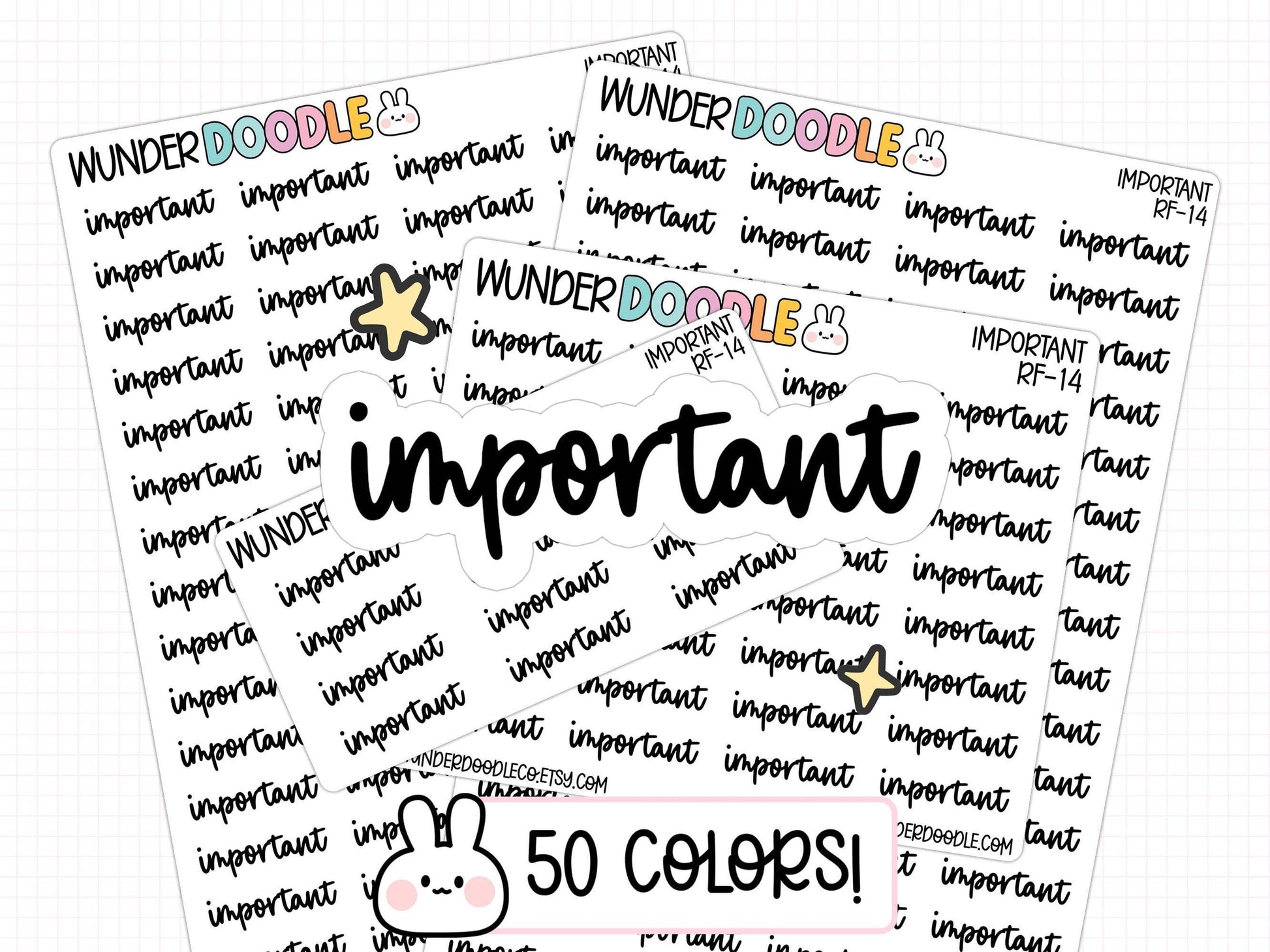 important planner stickers, important stickers, priority stickers, reminder stickers, sticker sheets