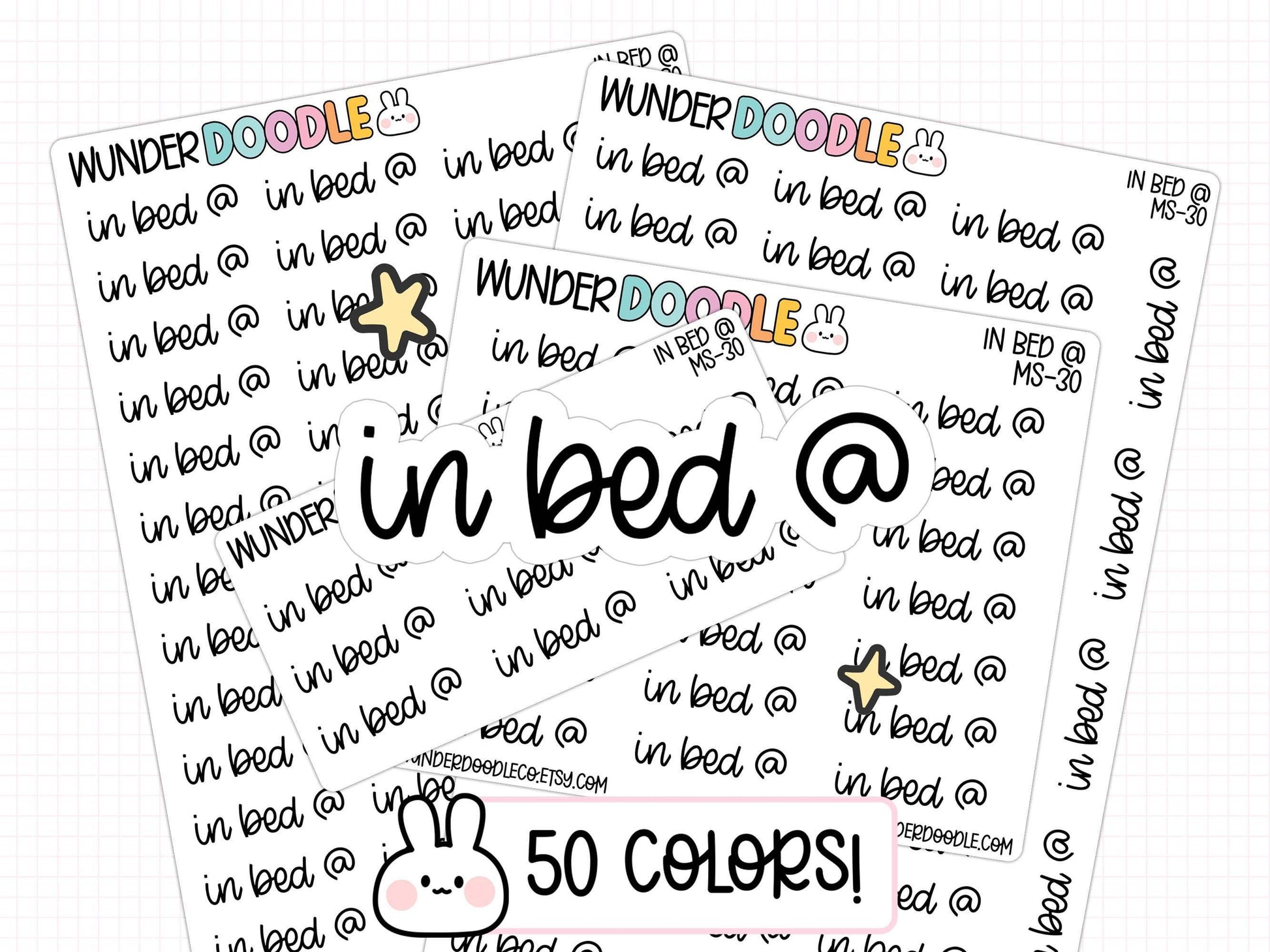 bedtime planner stickers, sleep planner stickers, functional stickers, text stickers