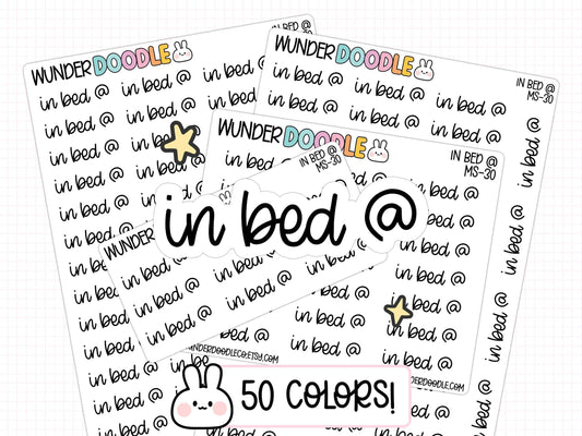 bedtime planner stickers, sleep planner stickers, functional stickers, text stickers