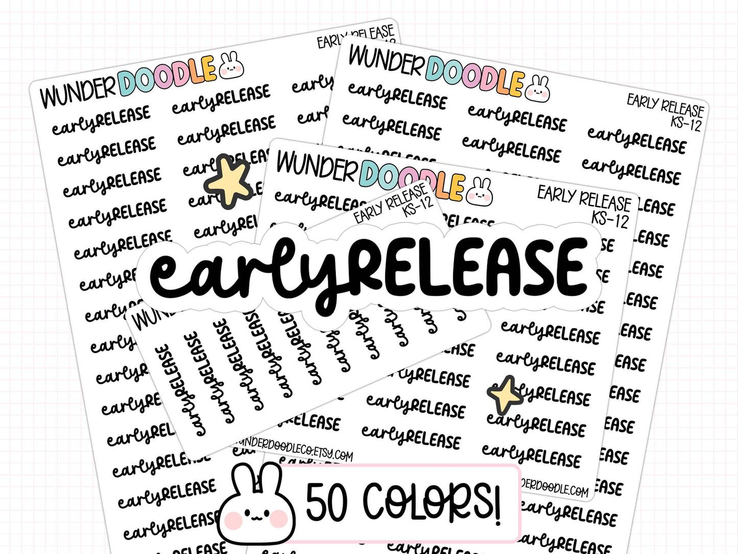 early release stickers, early release planner stickers, school stickers, school planner stickers, teacher stickers