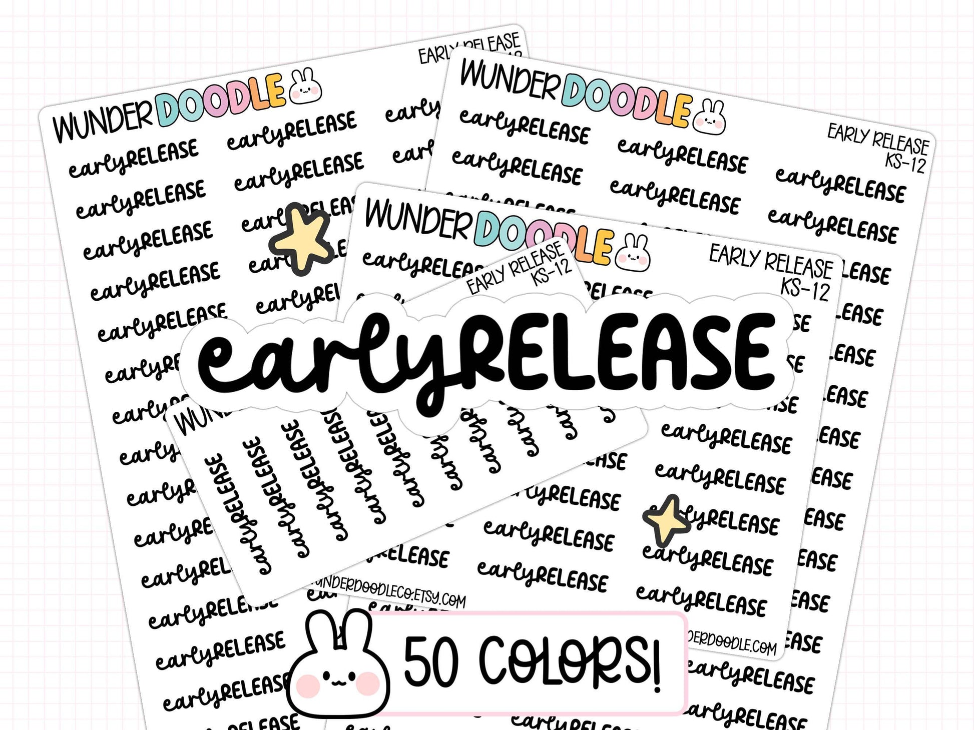 early release stickers, early release planner stickers, school stickers, school planner stickers, teacher stickers