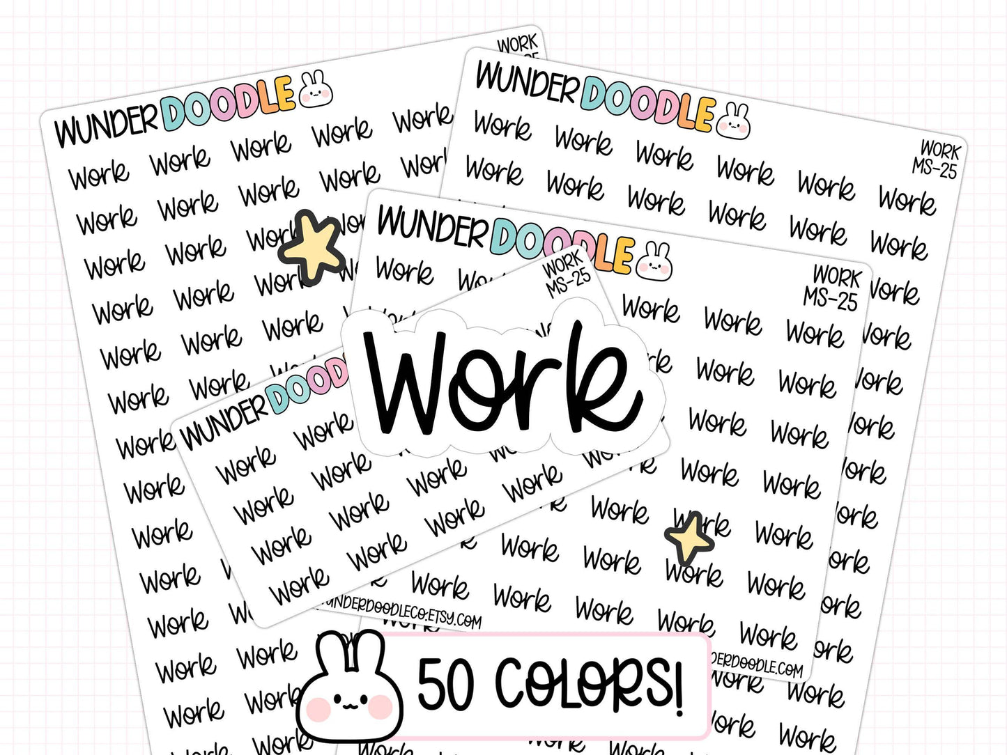 work planner stickers, work stickers, work schedule stickers, functional stickers