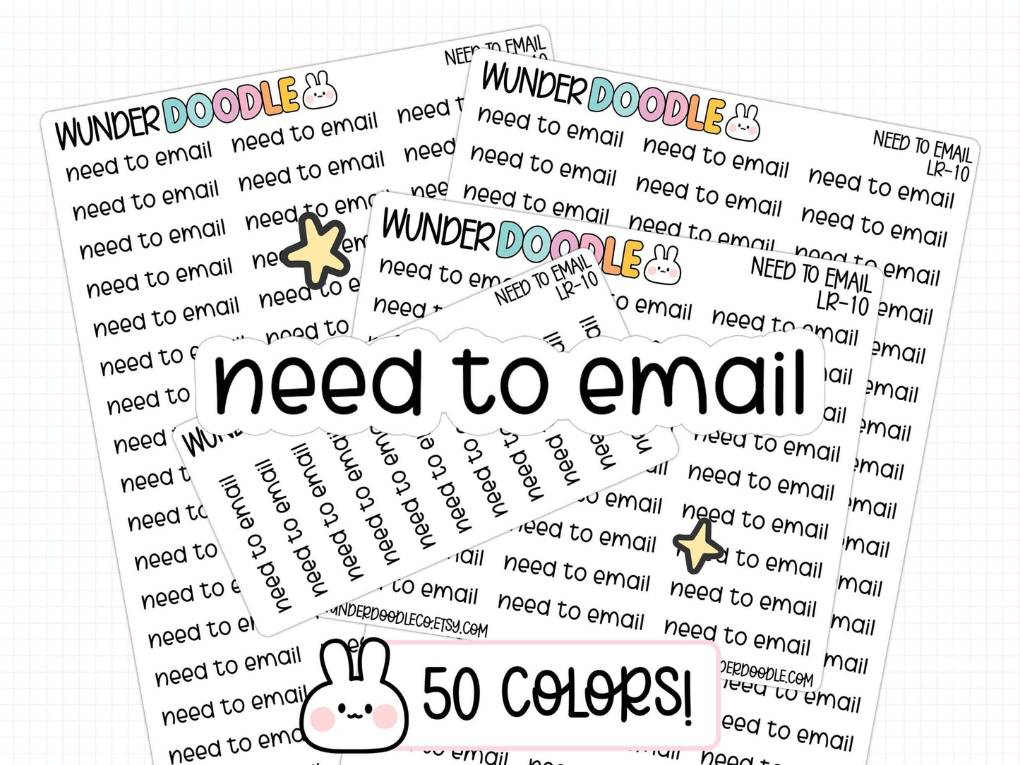 need to email stickers, email reminder stickers, task stickers, to do stickers, reminders