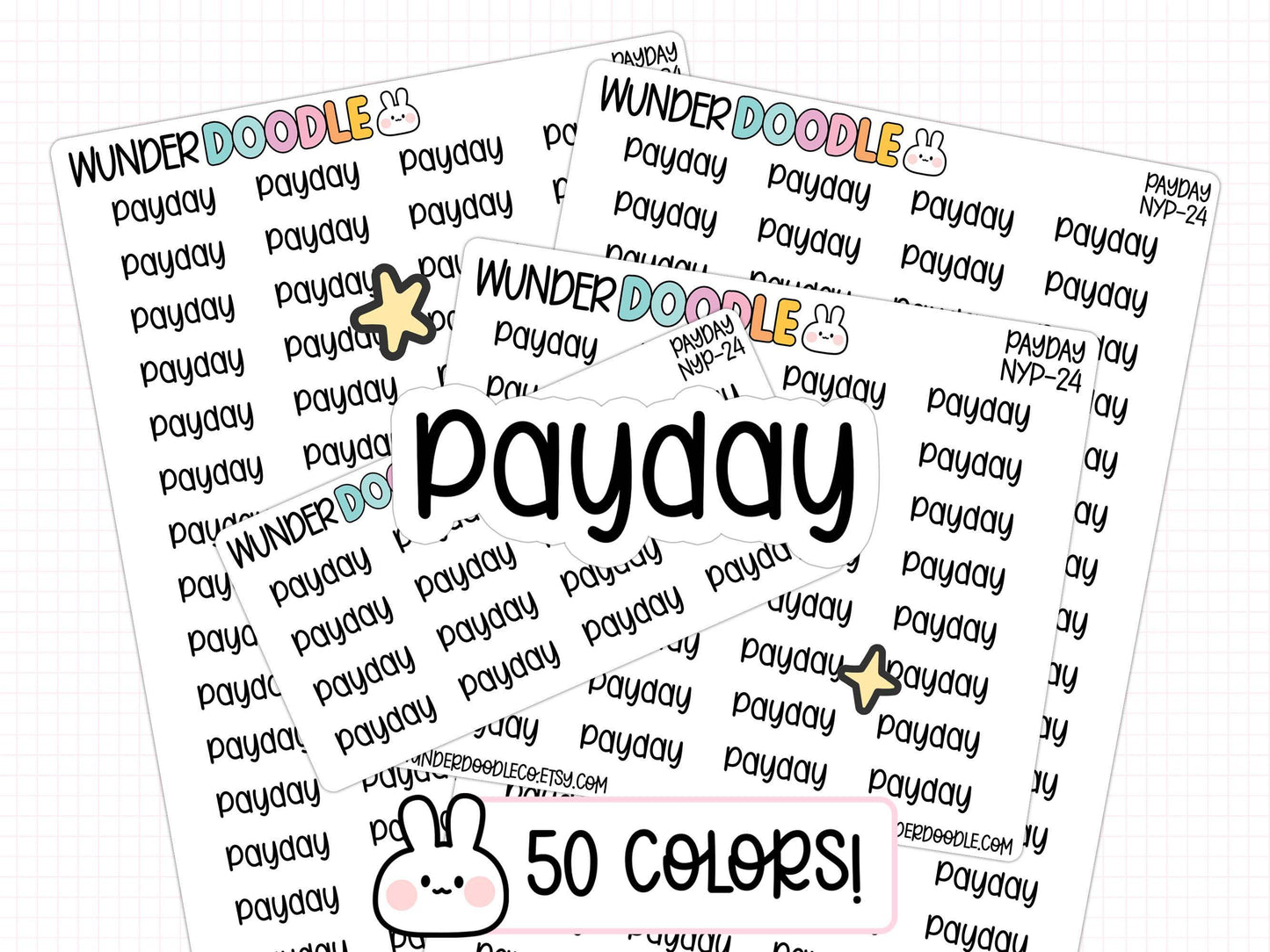 Payday planner stickers, payday stickers, budget planner stickers, budget stickers, money stickers