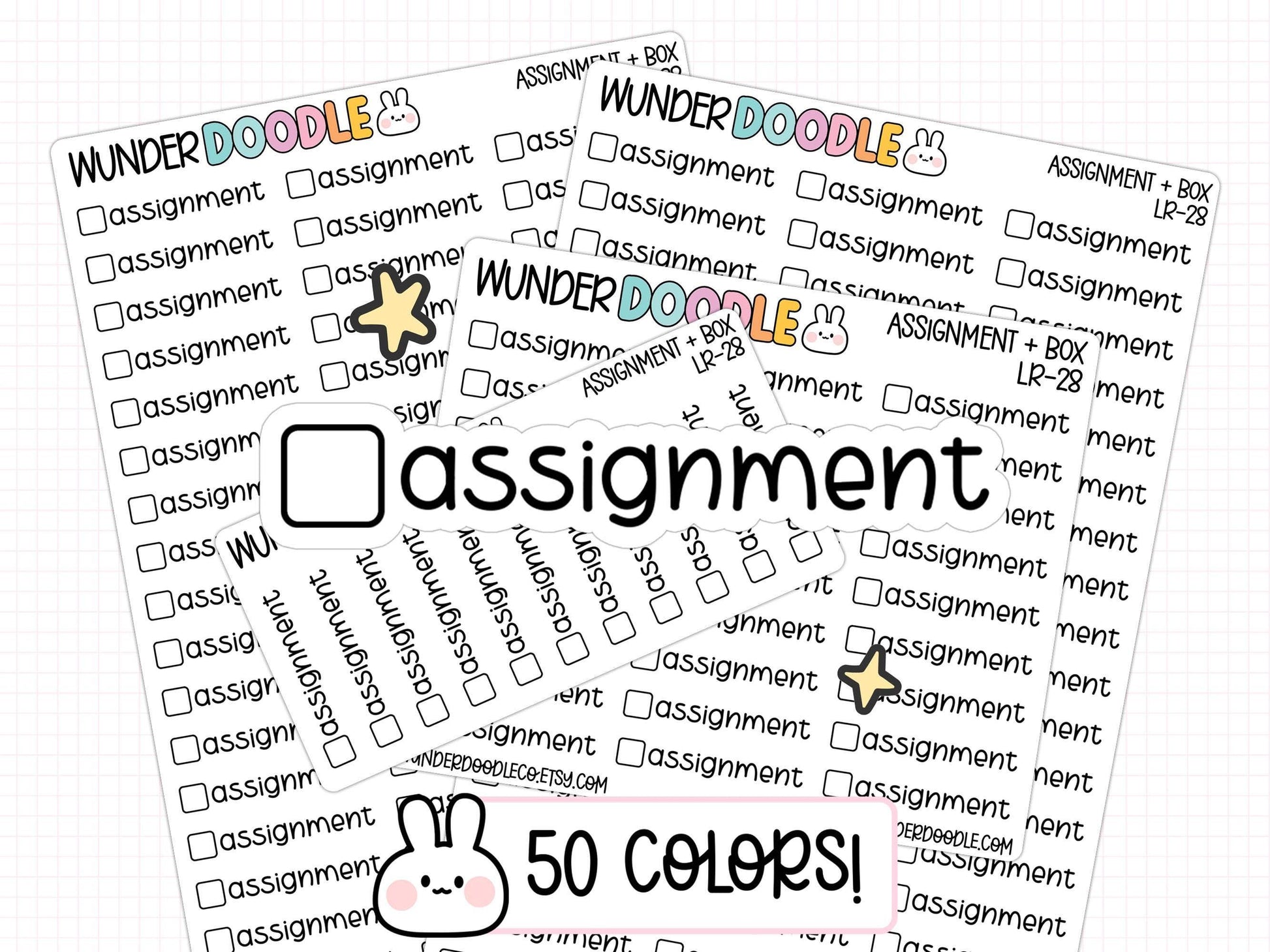 assignment stickers, homework planner stickers, school stickers, functional stickers