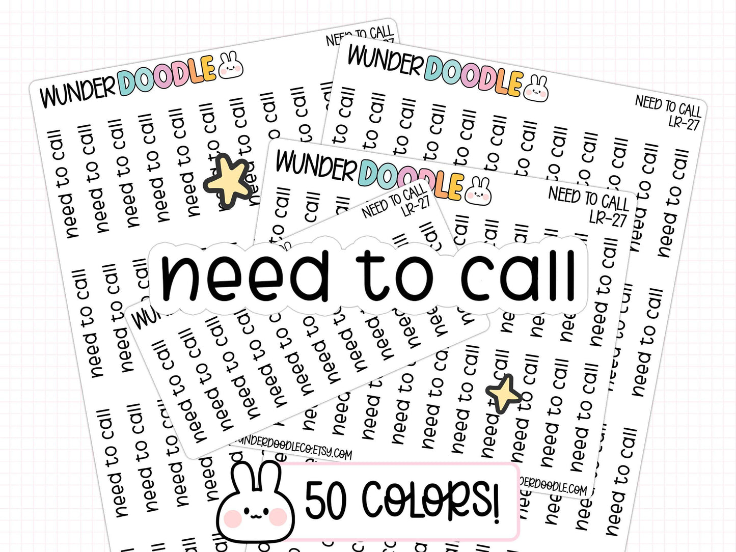 need to call stickers, reminder stickers, to do stickers, functional stickers