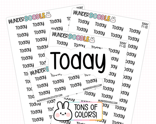 today planner stickers