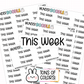 This Week Planner Stickers | F1-04