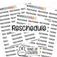 Reschedule Planner Stickers | F1-08