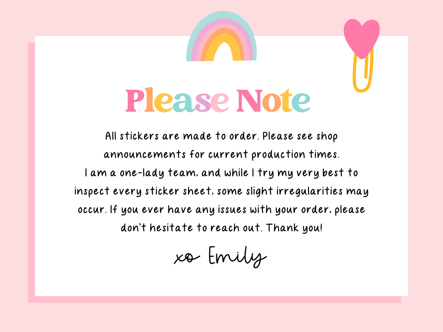 No School Planner Stickers | AW-09